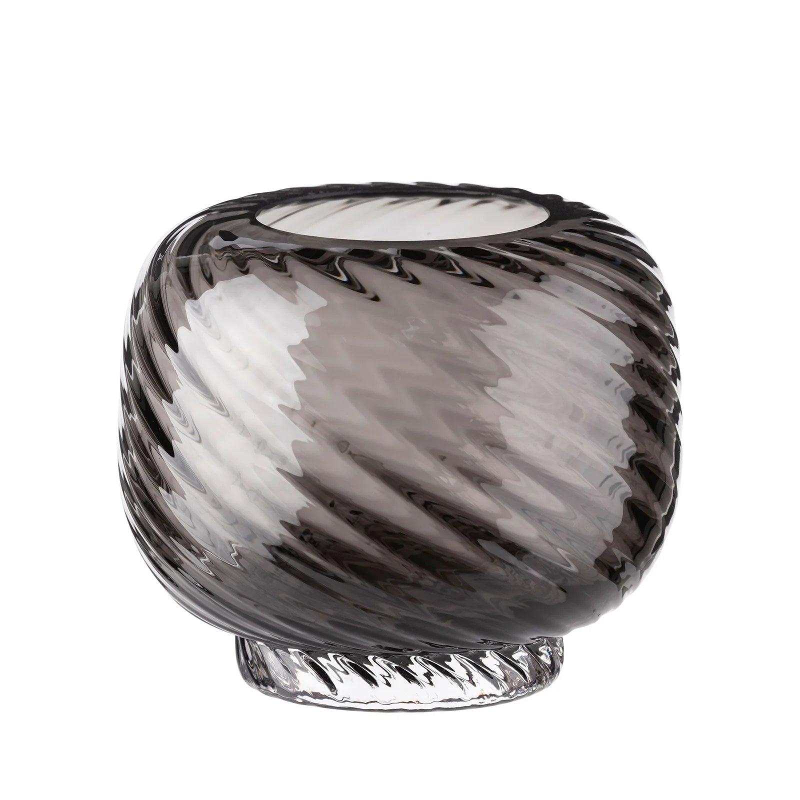 Twist Vase II Grau